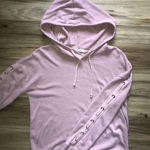 Dusty Rose light pullover hoodie